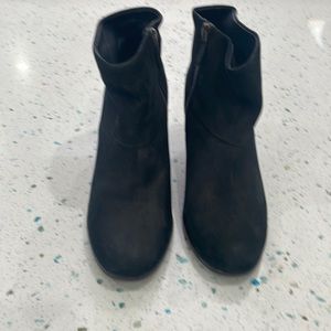 Cole Haan shortie suede boots